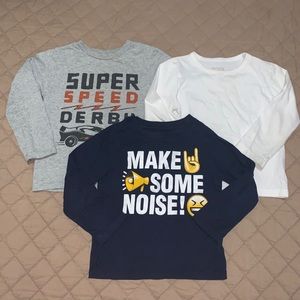 3 pc bundle Long Sleeve Graphic T-Shirts